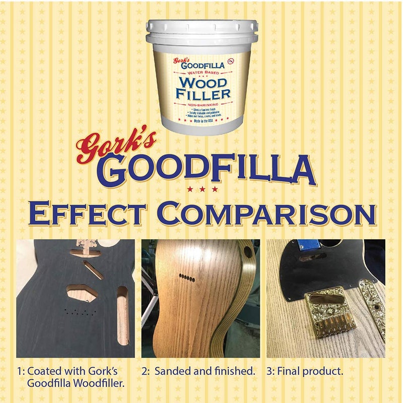 Goodfilla Rosewood, 8 oz, Wood and Grain Filler, Stainable, Sandable, Zero Waste, Non-Toxic, USA Made - Image 3